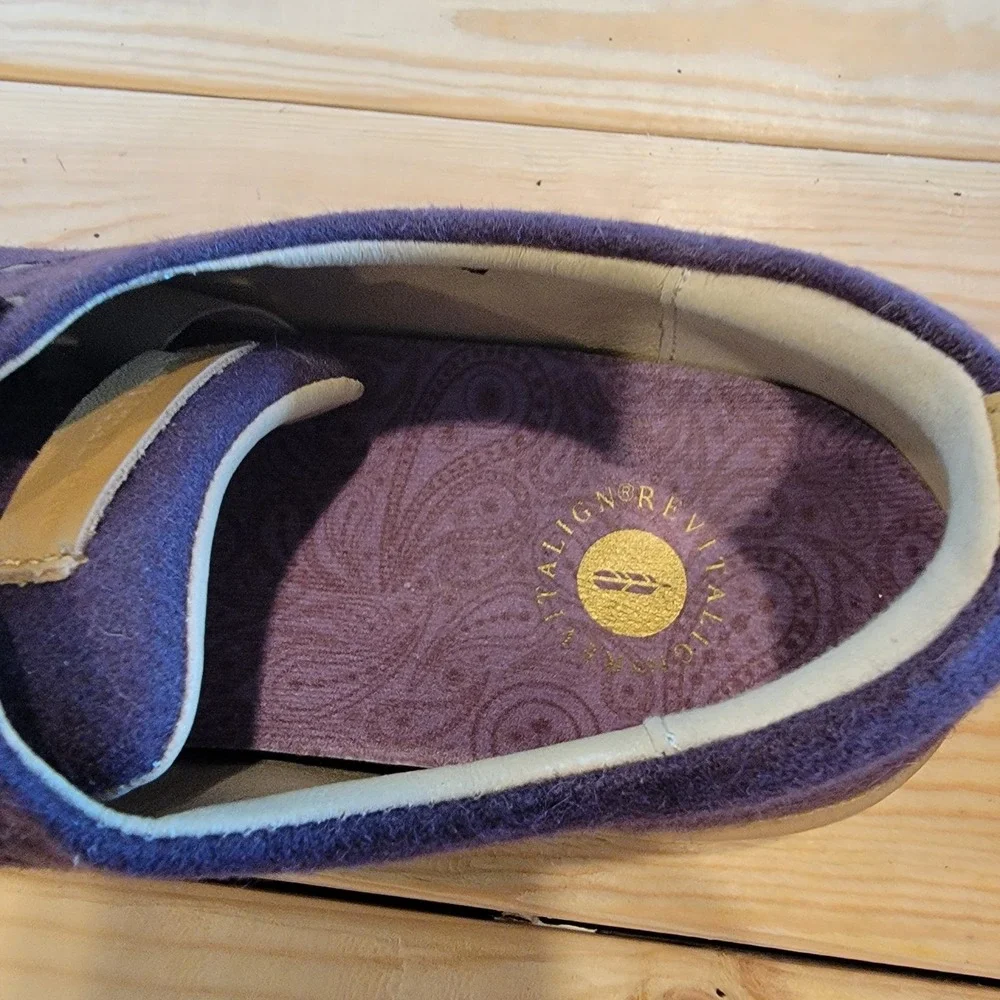 REVITALIGN Malibu Sparkle Sneakers Vintage Violet Purple 12 B Ortho Comfort Shoe